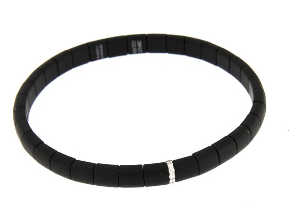 Bracciale Roberto Demeglio Pura in Ceramica Diamante 0.07 Ct PU4N7DBOBS - PU4N7DBOBS